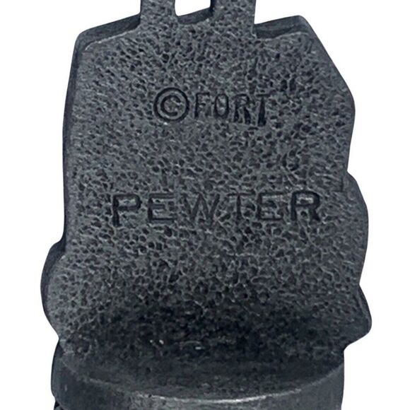 Fort Pewter Williamsburg Virginia Horse Buggy Vintage Sewing Thimble 1 5/8in - Picture 7 of 9